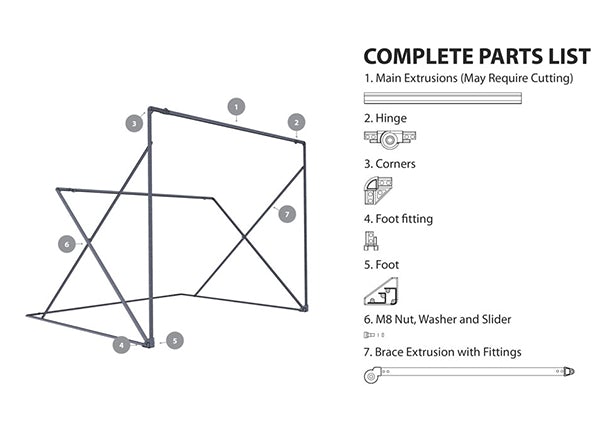 Oztent Replacement Parts - RV5 Frame Only